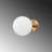 Modern Vintage Wall Lamp, Copper Finish, 9.8 x 9.8 x 9.4 inches | Metal Body & Glass Cap | E14 Socket (Max 15W) | Elegant Scandinavian Design for Home Décor, Glam & Novelty Lighting-219403959-195294276