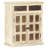 Tyreese Sideboard White 25.6" x 11.8" x 29.5" Solid Mango Wood