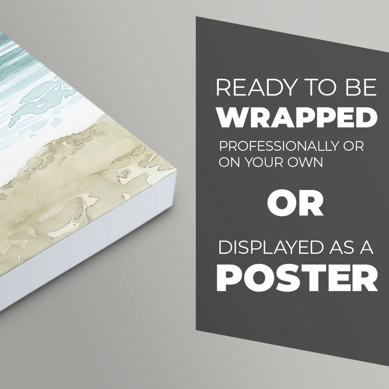 South Beach Storm I - Impression sur toile seulement - NON-CADRE, H 18 po x l 12 po