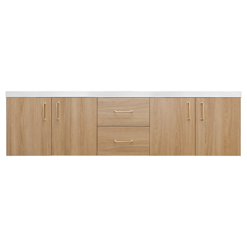 Clarion 72" Double Bathroom Vanity With Sink Combo