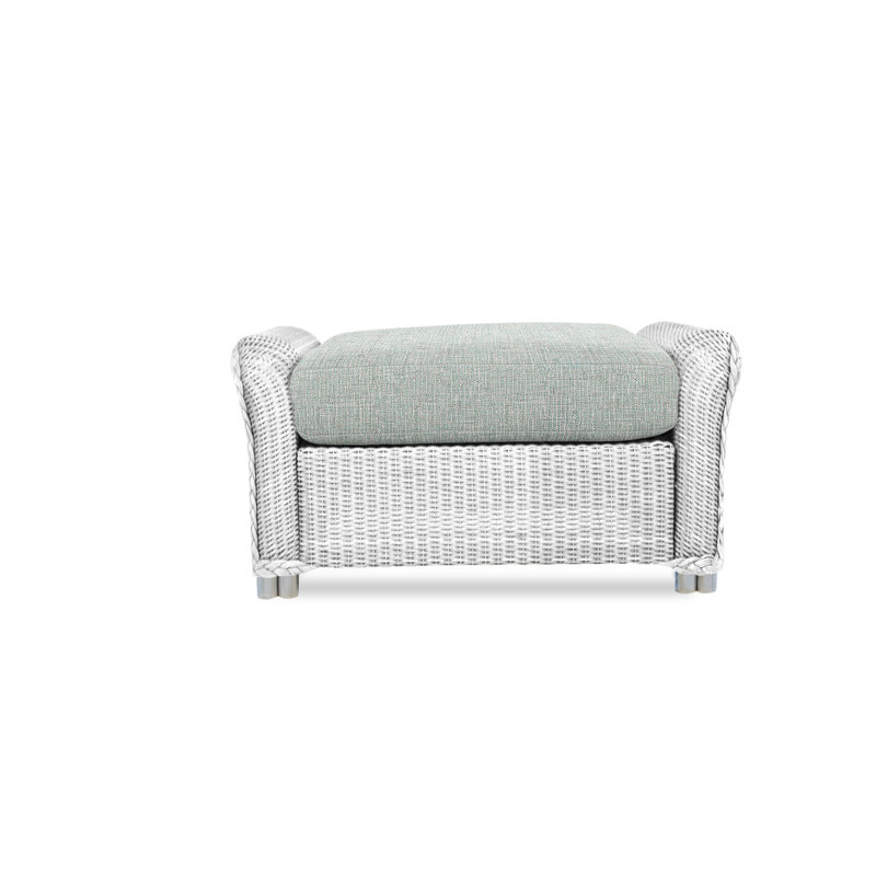 Reflections Outdoor Ottoman, Charlotte Sparrow, White