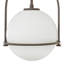 Luminaire suspendu Arie avec abat-jour sphérique-1000846284-1000846272