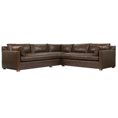 Sylvie 2Piece Leather Sectional