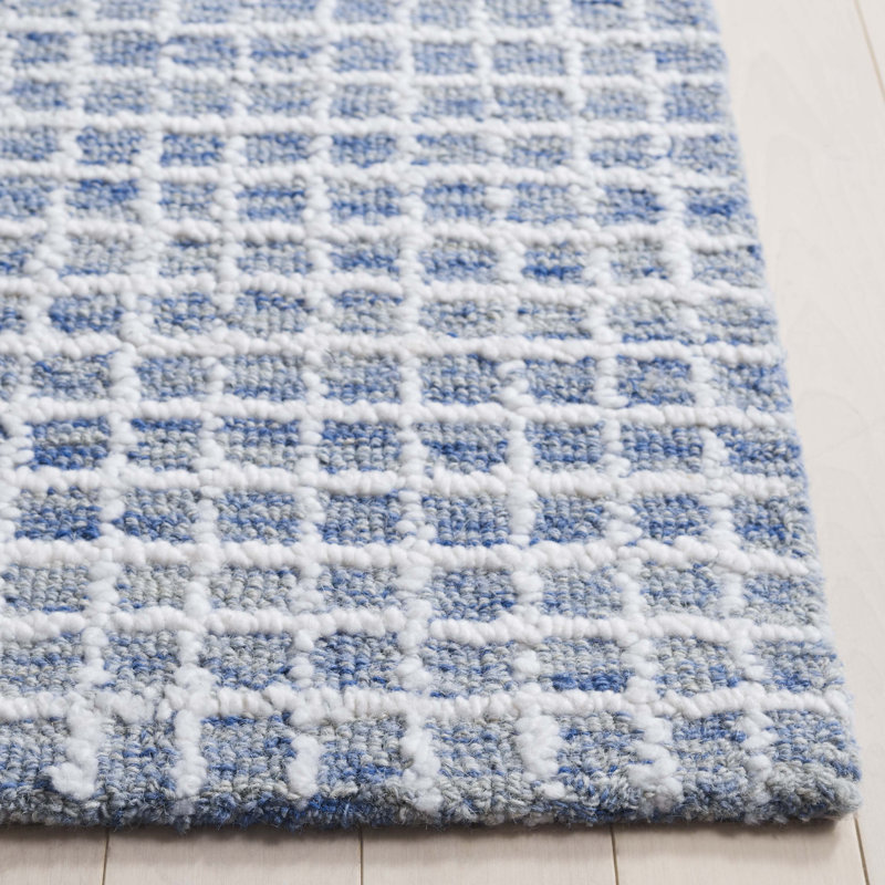 Abstract Hand Tufted Performance Abstract Indoor Rug, Rectangle 8' x 10'