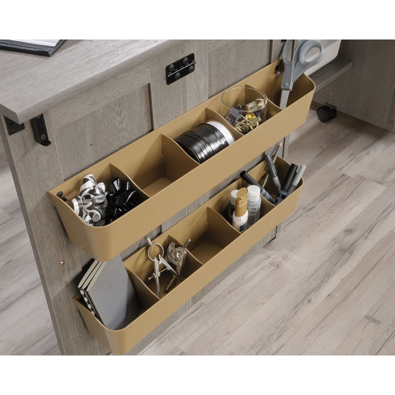 Table de couture avec roues, Gris, Gris, H 30 po x l 65,984 po x P 32,047 po