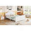 Lit double pour enfants, lit plateforme double en bois avec tête et pied de lit-1874265817-1874265818
