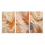 «Orange and Beige Unounded Imagination», 3 pièces-404708368-404708367