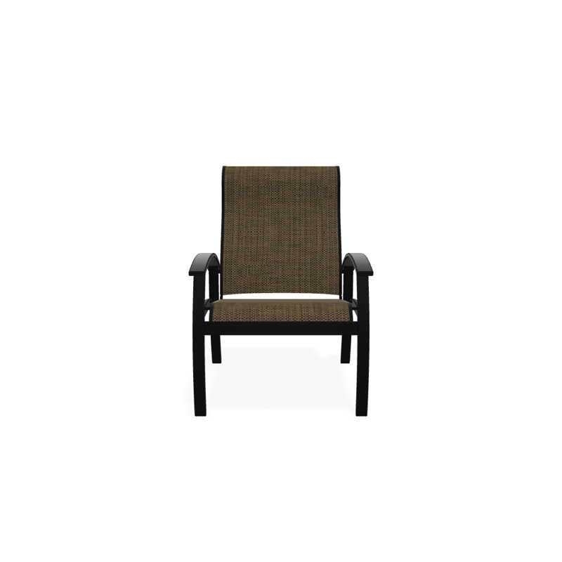 Chaise de patio Askar, Beacon taupe Sunbrella®, Graphite texturé, Graphite classique