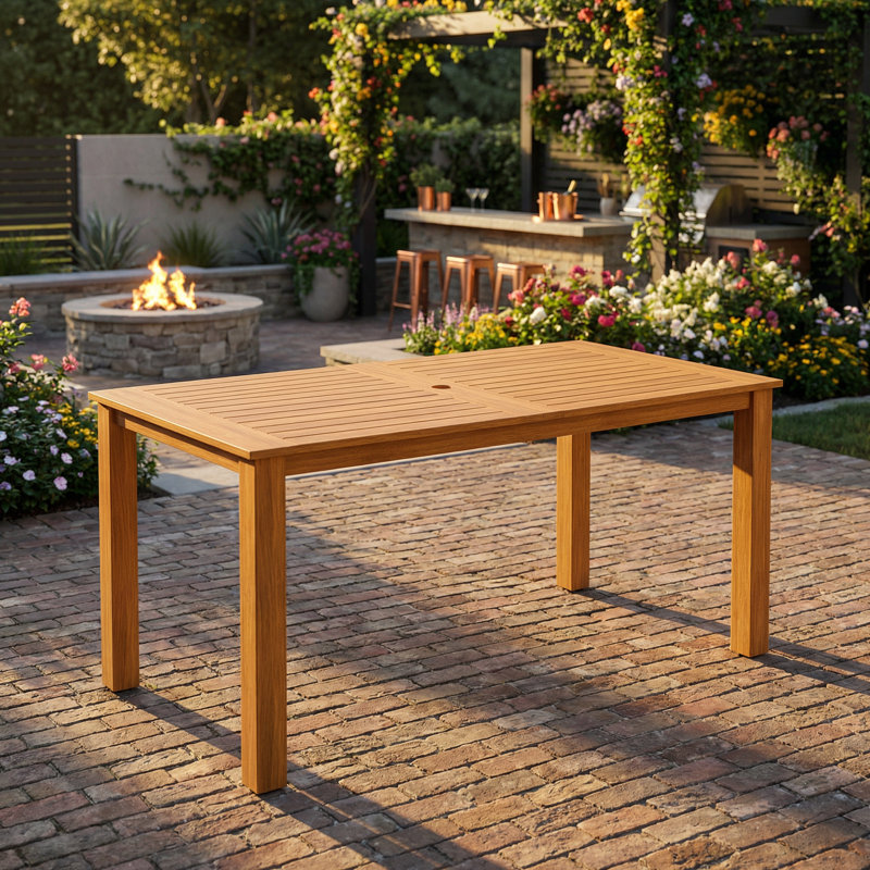 71" Full-Size Outdoor Dining Table