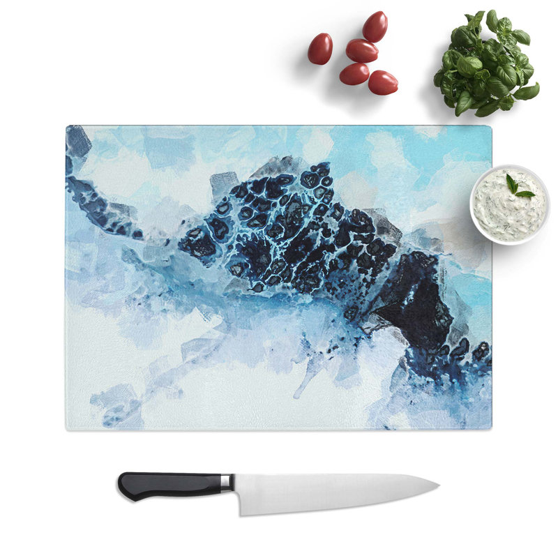 Glass For The Old Times in Abstract Chopping Board, 39 cm W x 28.5 cm L