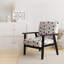 Fauteuil rembourré multicolore