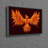 Phoenix Bird Featuring Vibrant Fire Bird Design on Abstract Art Canvas Suitable for Modern Home Wall Decoration With Creative Character Artwork-261009341-261009331-261009294