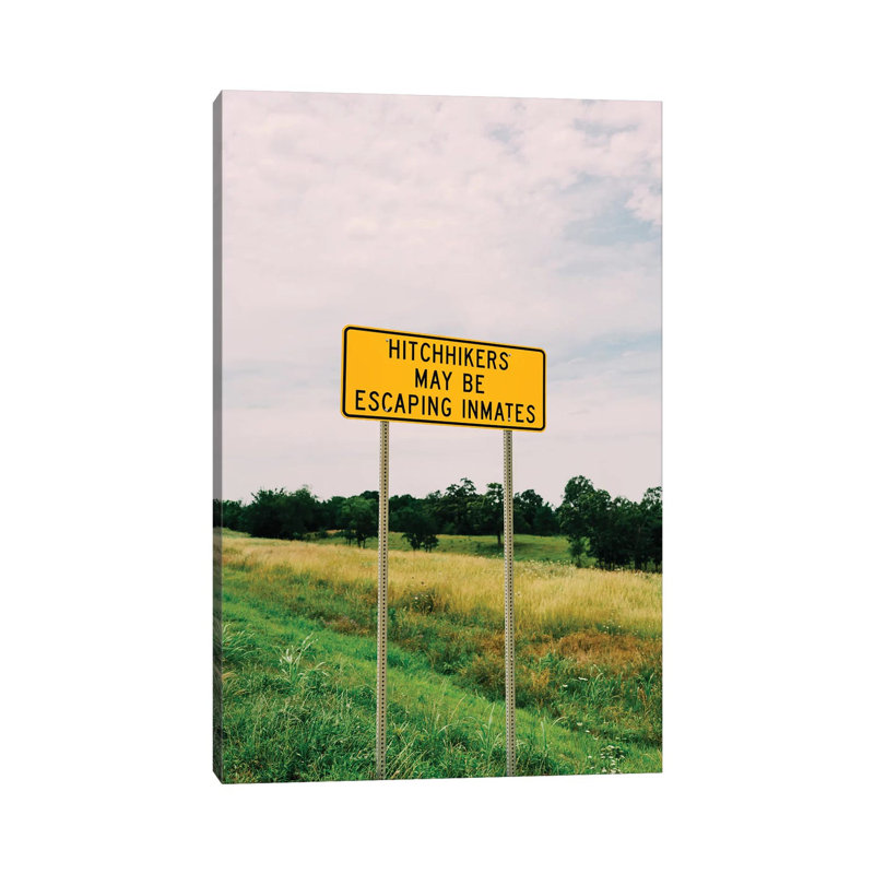 Hitchhikers 1 Piece Wall Art on Canvas, 30.48cm H x 20.32cm W x 1.91cm D, Wrapped Canvas
