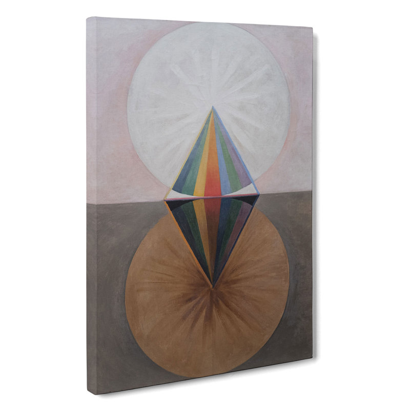 The Swan No.12 by Hilma Af Klint - Wrapped Canvas Painting, 76cm H x 50cm W x 3cm D