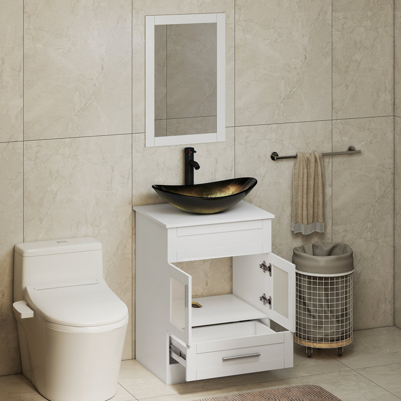Alvin 24'' Bathroom Vanity With Sink