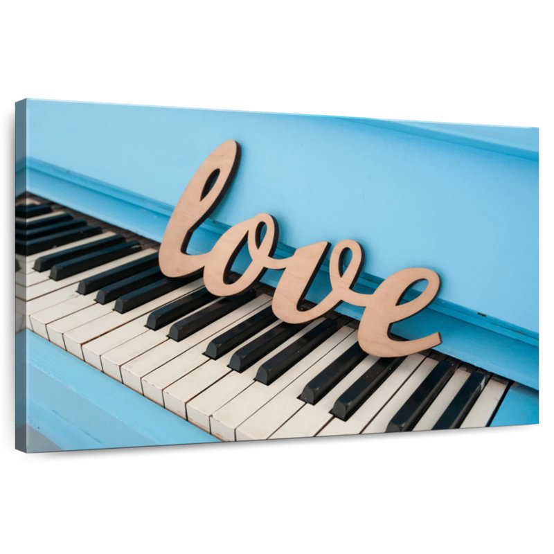 Abarca Love On Piano, H 8 po x l 12 po