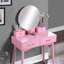 Ensemble coiffeuse et tabouret Liannon-1075711526