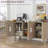 Cabinets Sideboard Buffet with 3 Rattan Doors &amp; Adjustable Shelves | Natural Mixed | Bohemian Kitchen