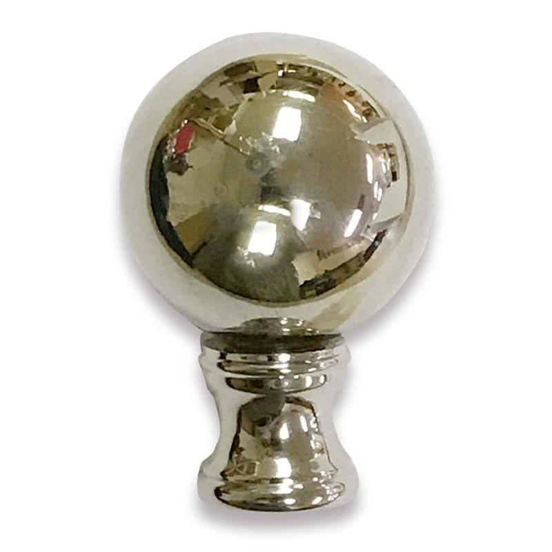 Faîteau de lampe boule pour abat-jour, Argent