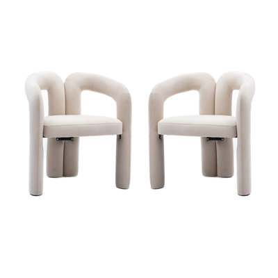 Chaises d'appoint pour salon, ensemble de 2