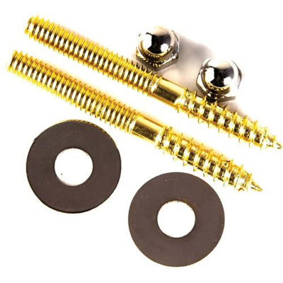 Avalon Closet Bolt Kit Screw Type 3-1/2" X 1/4" Pack Of 10