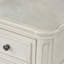Commode de chambre à coucher 7 tiroirs Bowersville, blanc antique
