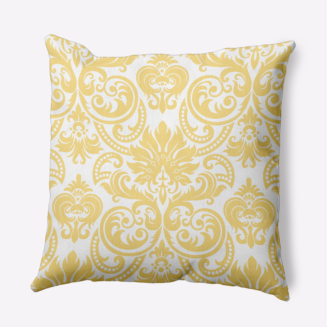 Floral Indoor/Outdoor Reversible Throw Pillow e by design