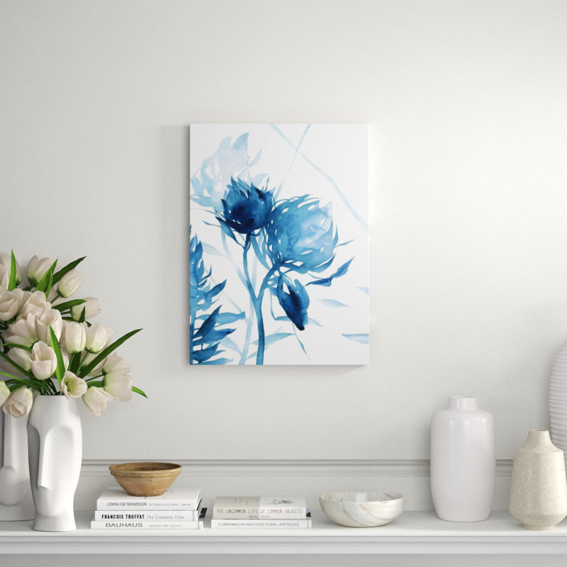 Floral Rhythm I Print by Janice Sadler, Glass Coat, 63" H x 47" W