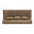 Child- and Pet-Friendly Chenille Compressed Sofa, 3-Seat Sofa With Pillows and Armrests, No Installation & Easy to Move, Deep Seat for Bedroom and Living Room-123855818