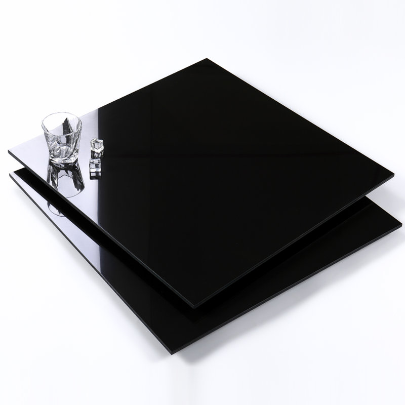 Carreau de porcelaine poli noir 12 po x 12 po Nano Absolute