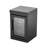 SERA Black Stainless Steel Outdoor Refrigerator Cabinet with Black Granite Countertop, Wheels, Single Door, 2.4 Cu. Ft. Capacity-125340063