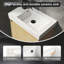 Meuble-lavabo mural 20 po avec lavabo en céramique, armoire de rangement avec portes