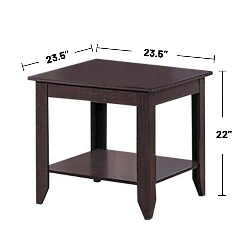 Ensemble de tables basses 3 pièces, Cappuccino