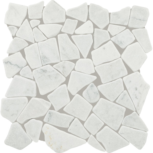 Daltile Raine Natural Stone Pebble Mosaic Floor and Wall Tile (10 PC Per Carton) (9.90 SQFT Per Carton)