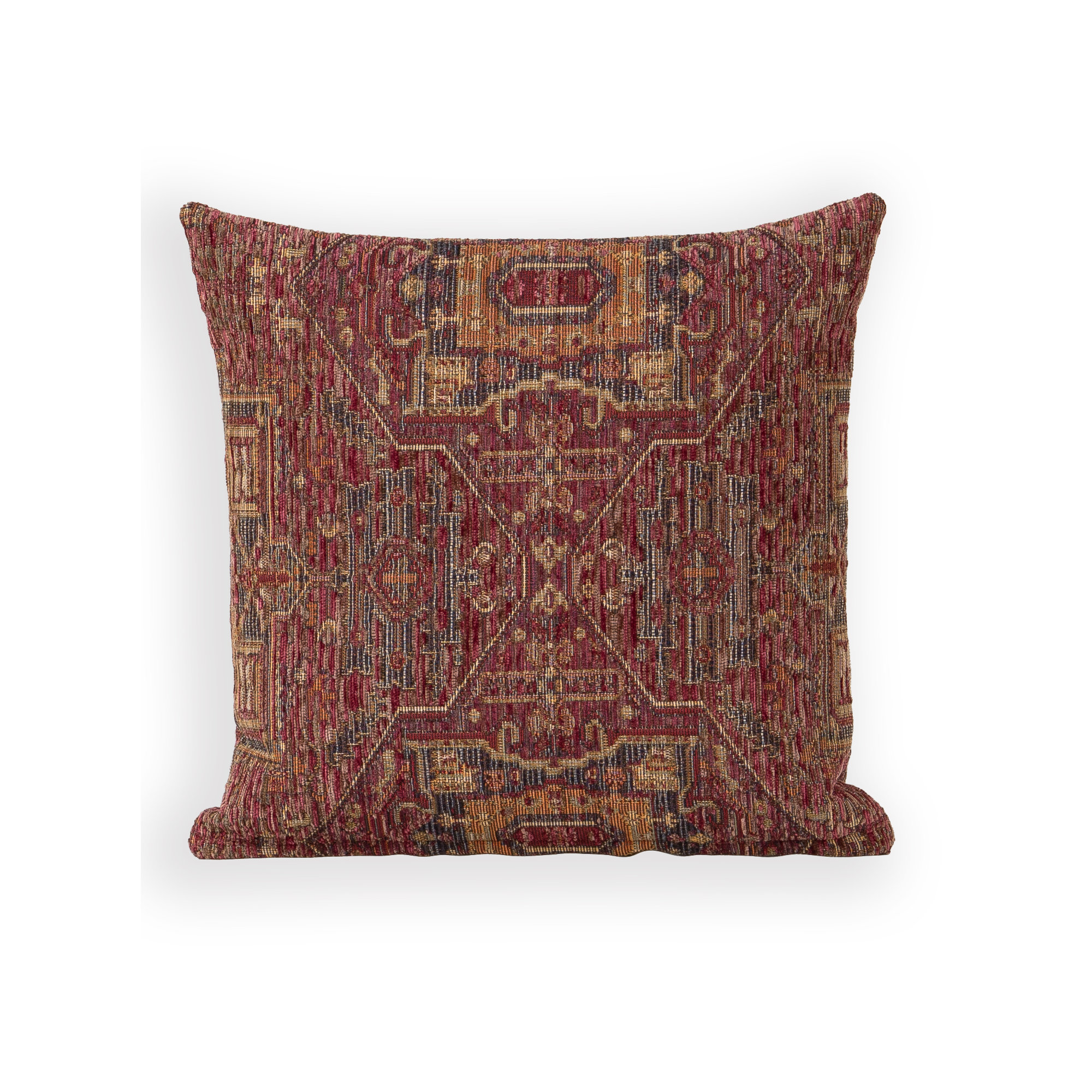 Olcott Throw Pillow, Zapatta Sage, Feather, Square 18"