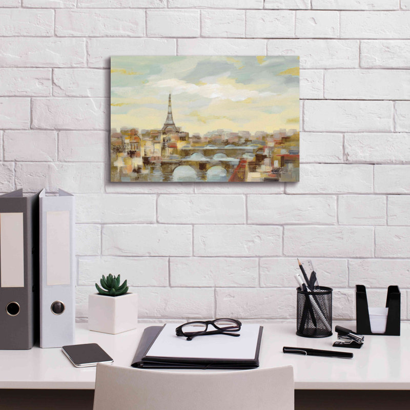 «Epic Graffiti 'Paris Af après-midi» par Silvia Vassilev, reproduction d'art sur toile par Silvia Vassileva