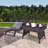Amedeo Rectangular Yes Outdoor Coffee Table , 23.6 " W 15.7 " D