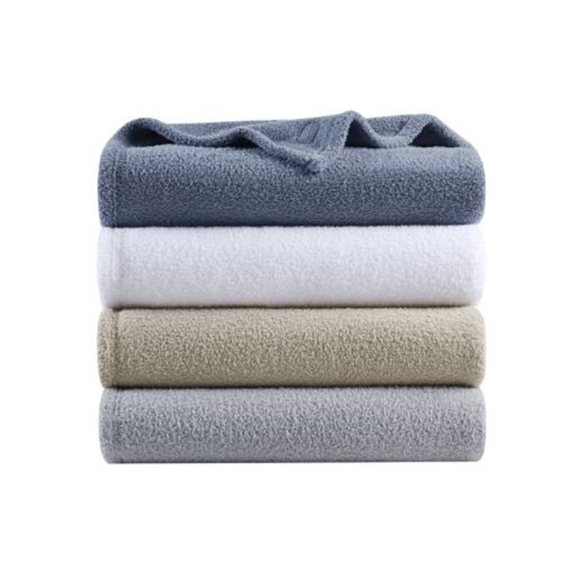 Couverture douce et confortable, Gris, Double