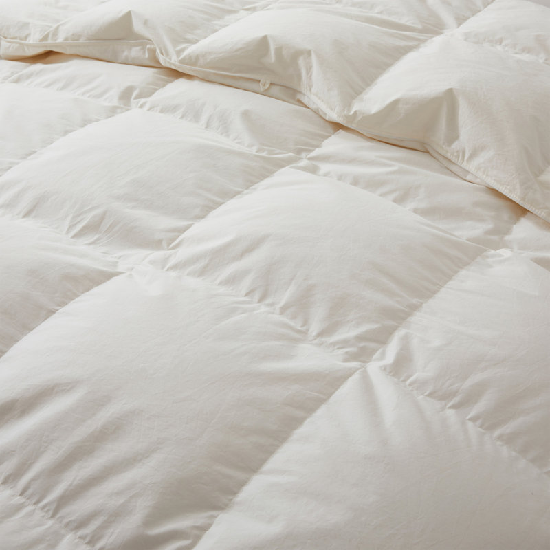 Édredon 90% duvet blanc toutes saisons, Très grand californien