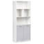 Almaguer 197cm H x 80cm W Particle Board Bookcase-1851696194