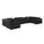 Canapé modulaire en cuir italien 4 pièces Jignesh-617417398