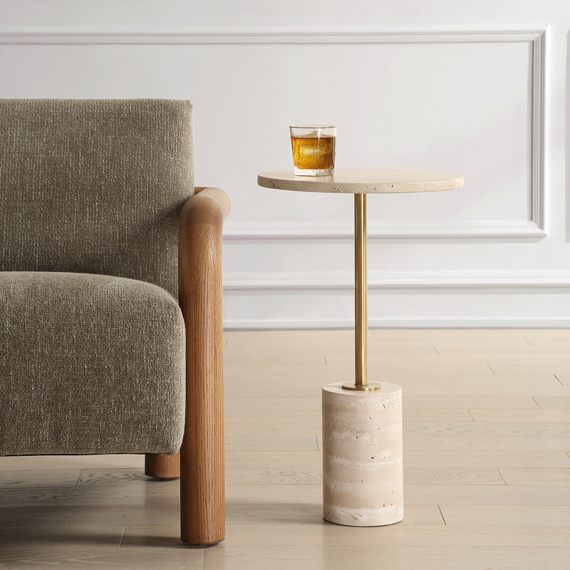  Table d'appoint Eatontown Travertine