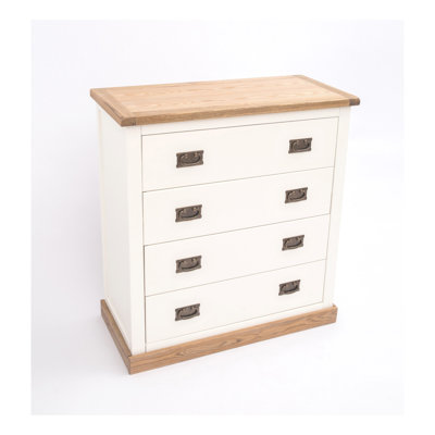Abdurahman 90cm W 4 - Drawer Chest of Drawers