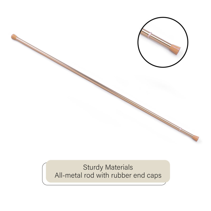 Fantasia Brass Adjustable Tension Rod, 18" - 28"
