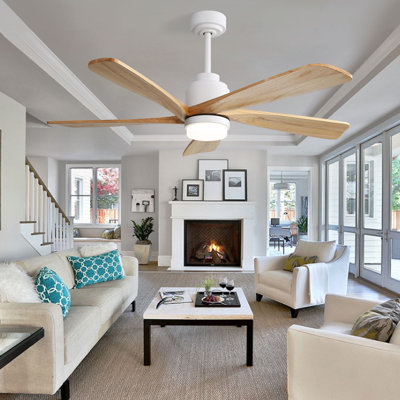 Damecia 52'' Ceiling Fan with LED Lights