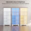 Modern Led Display Cabinet With Glass Doors, Adjustable Lighting & Motion Sensor-102172519