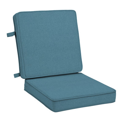 ARDEN Foam Outdoor Double Welted Dining Chair Cushion, 20 x 20, made with ProFoam