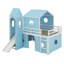 Lit mezzanine double avec tour-1181027166