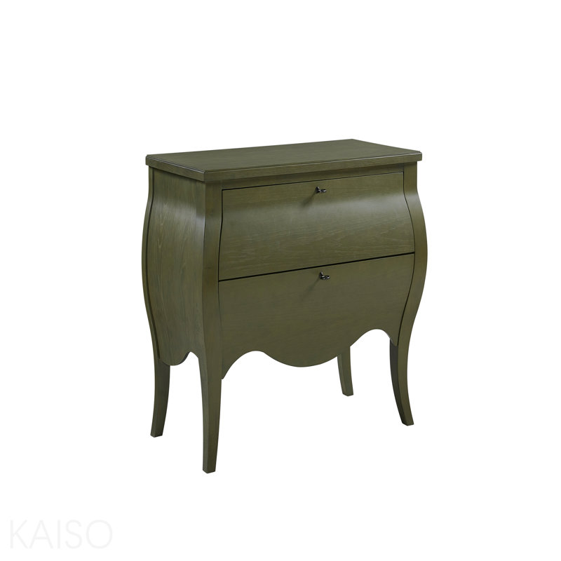 Commode de rangement pistache pour l'organisation de la chambre à coucher / salon