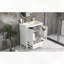 Ensemble de meuble-lavabo de salle de bain avec lavabo et porte d'armoire multifonctionnelle-404437714